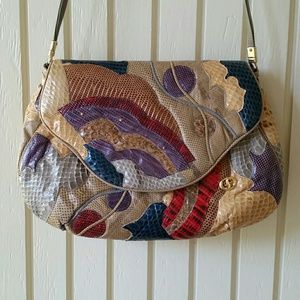 Carlo Fiori of Italy Multi colored Shoulder Strap